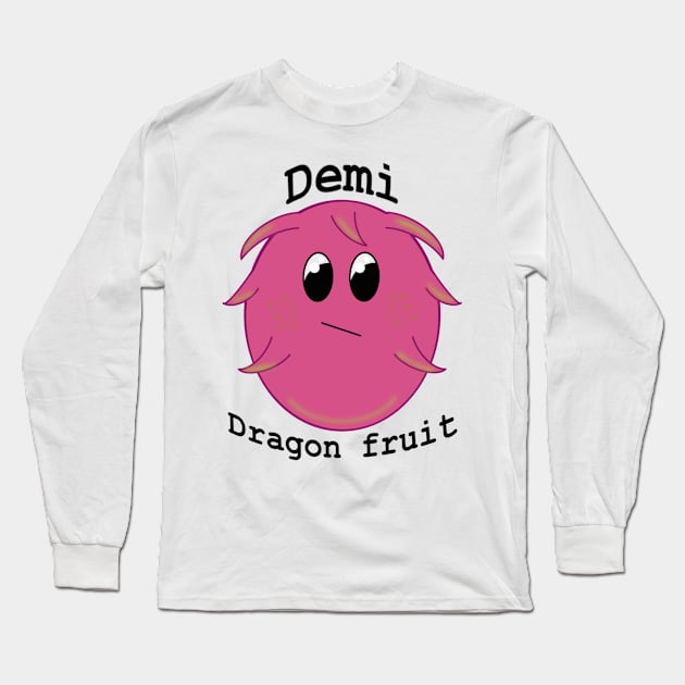 Demi Dragon Fruit Long Sleeve T-Shirt by SentABearToSpace 